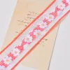 3.8cm small flower ultrasonic yarn tape factory direct sales and wholesale of handicrafts, gifts, toys, decorations, fresh style small bow ribbons, accessories and webbing Application Scenario